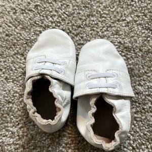 White Baby Shoes